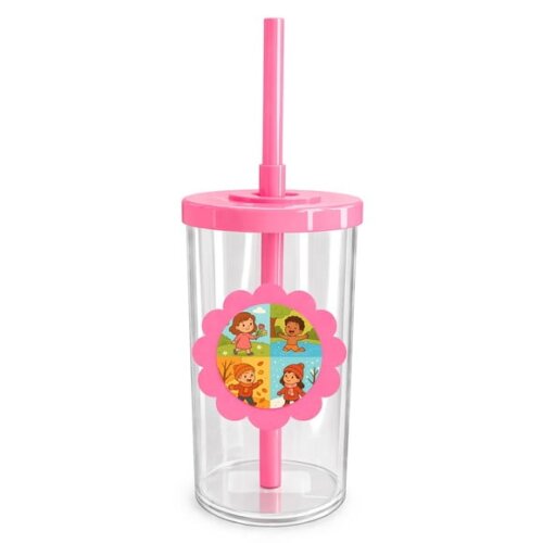 Copo Short Drink Flor Personalizado Estações do Ano