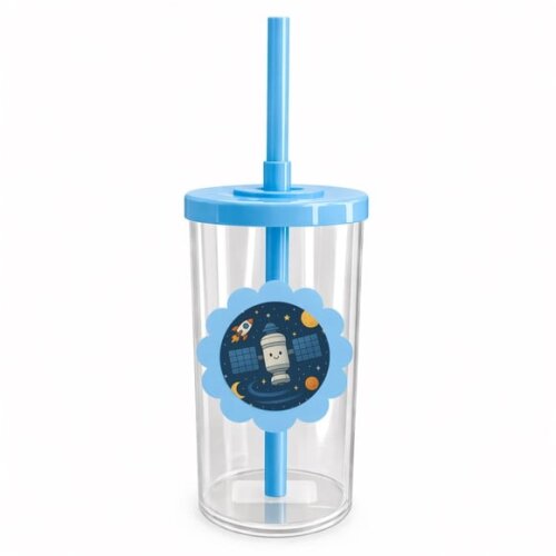 Copo Short Drink Flor Personalizado Estação Espacial