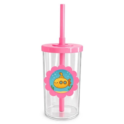 Copo Short Drink Flor Personalizado Exploradores do Mar
