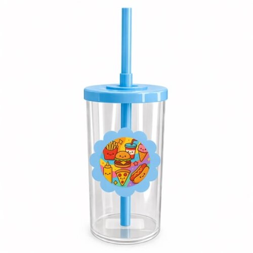 Copo Short Drink Flor Personalizado Fast Food