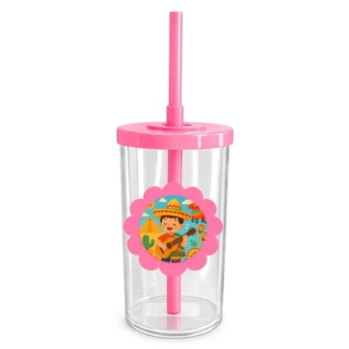 Copo Short Drink Flor Personalizado Festa Mexicana