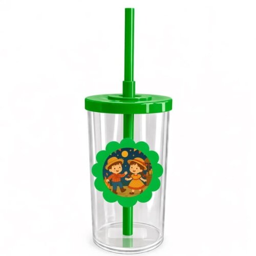 Copo Short Drink Flor Personalizado Festa Junina