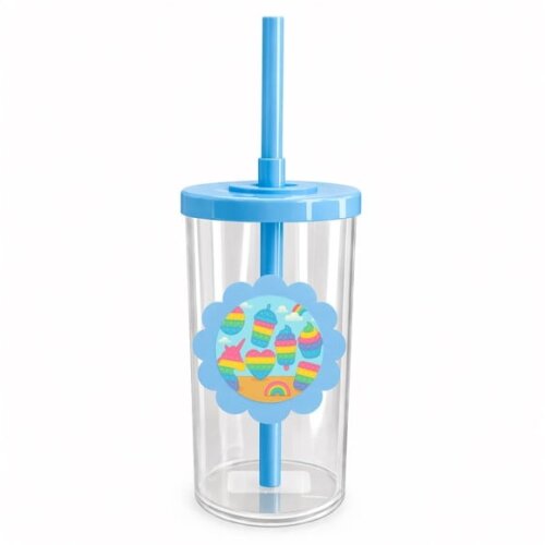 Copo Short Drink Flor Personalizado Fidget Toys