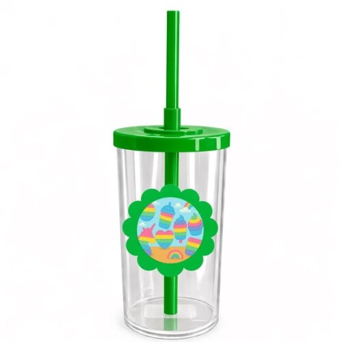Copo Short Drink Flor Personalizado Fidget Toys