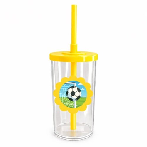 Copo Short Drink Flor Personalizado Futebol