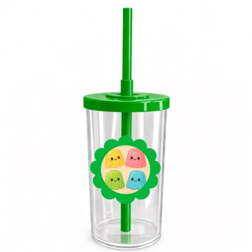 Copo Short Drink Flor Personalizado Gelatinas