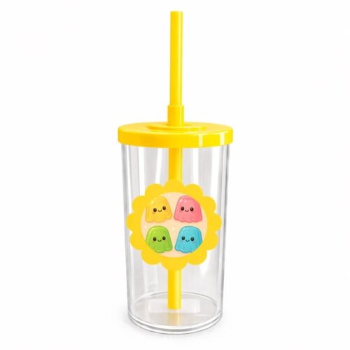 Copo Short Drink Flor Personalizado Gelatinas