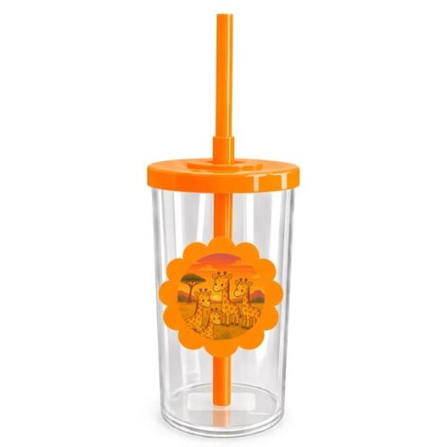 Copo Short Drink Flor Personalizado Girafinhas