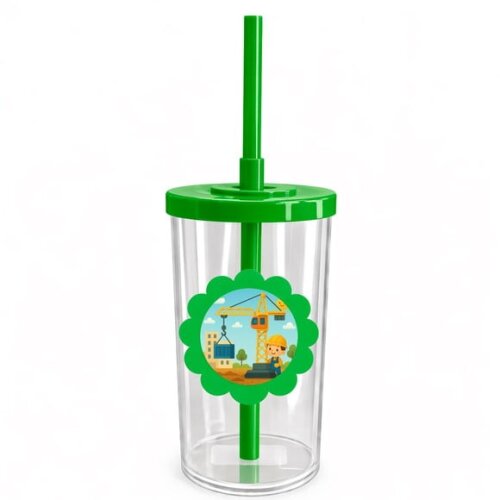 Copo Short Drink Flor Personalizado Grua