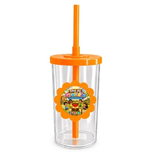 Copo Short Drink Flor Personalizado Ilha da Gratidão