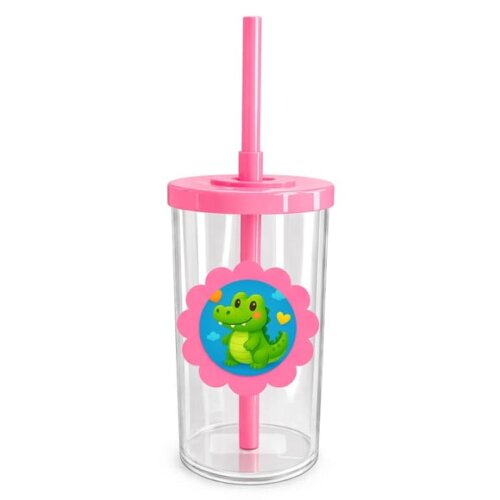 Copo Short Drink Flor Personalizado Jacaré Baby