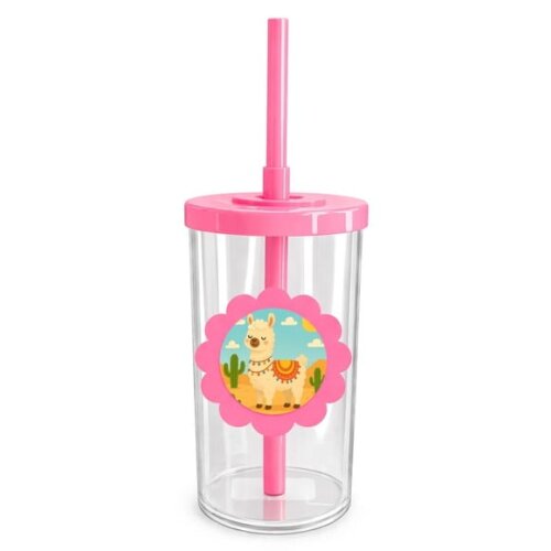 Copo Short Drink Flor Personalizado Lhama