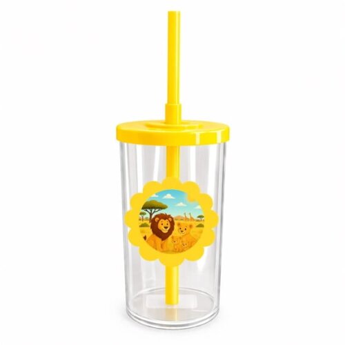 Copo Short Drink Flor Personalizado Leões