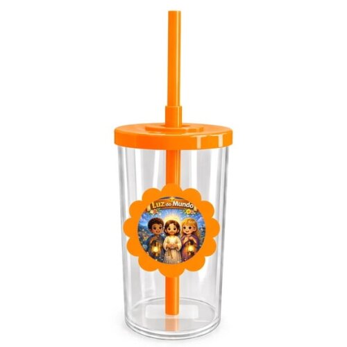 Copo Short Drink Flor Personalizado Luz do Mundo