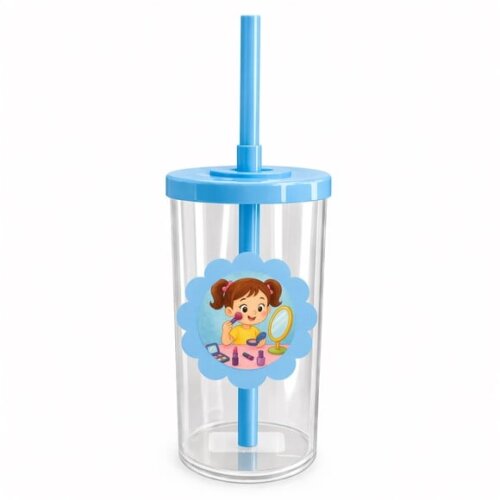 Copo Short Drink Flor Personalizado Maquiagem