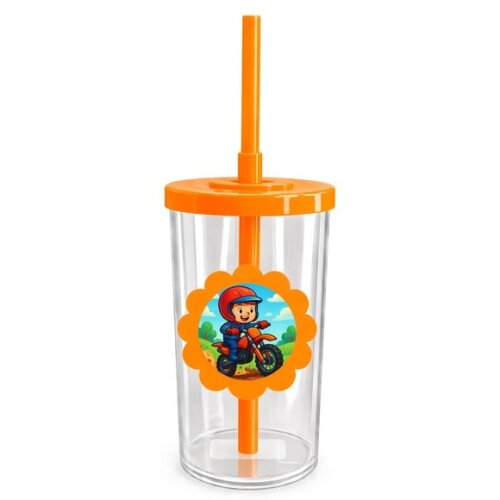 Copo Short Drink Flor Personalizado Motocross