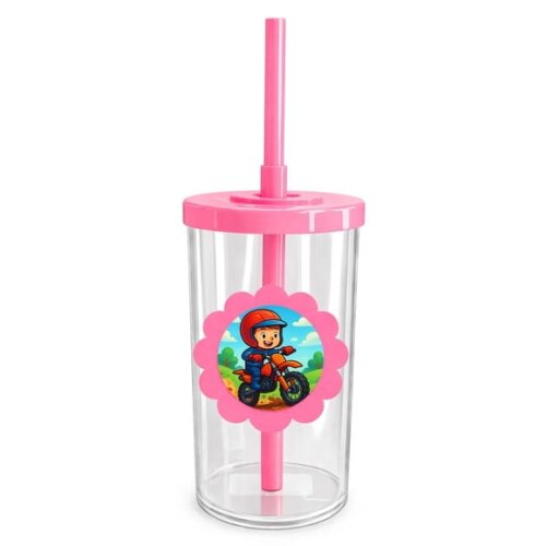 Copo Short Drink Flor Personalizado Motocross