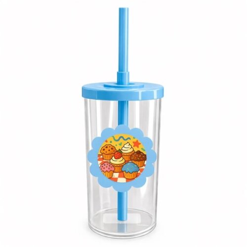 Copo Short Drink Flor Personalizado Muffins