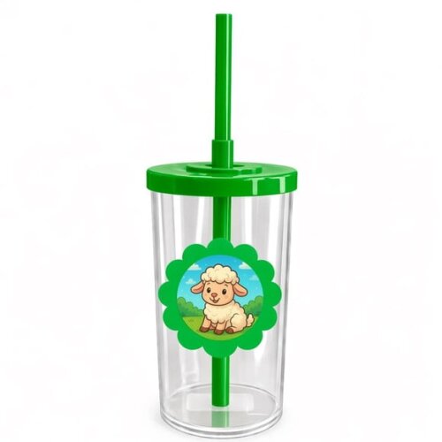 Copo Short Drink Flor Personalizado Ovelhinha