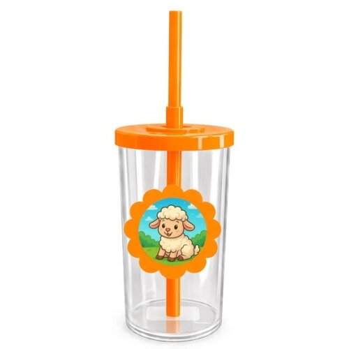 Copo Short Drink Flor Personalizado Ovelhinha