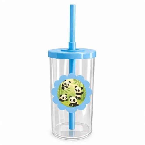 Copo Short Drink Flor Personalizado Pandinhas