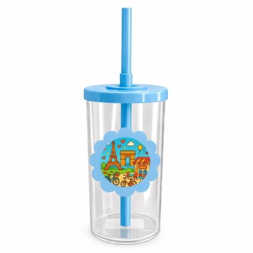 Copo Short Drink Flor Personalizado Paris