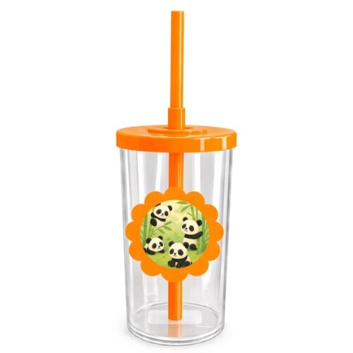 Copo Short Drink Flor Personalizado Pandinhas