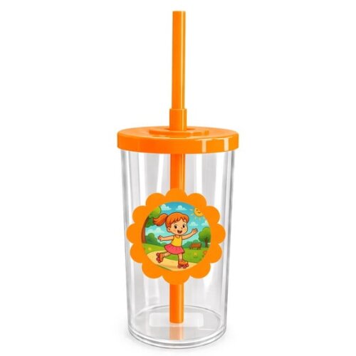 Copo Short Drink Flor Personalizado Patins