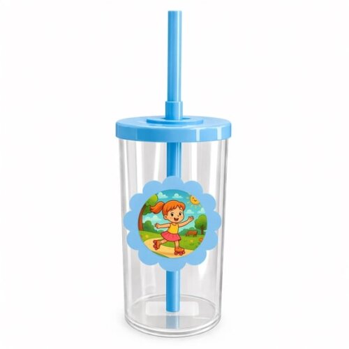 Copo Short Drink Flor Personalizado Patins