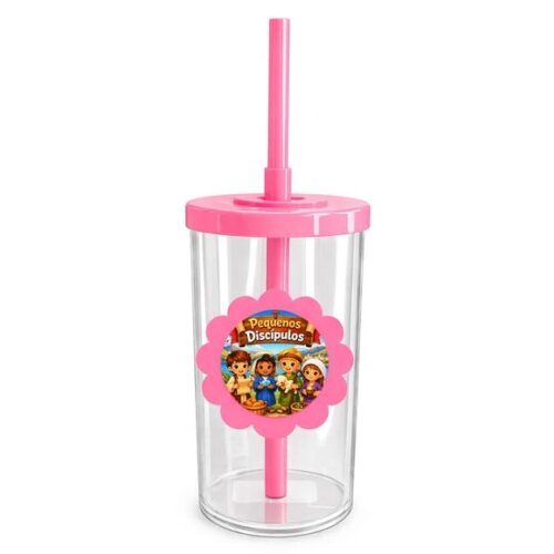 Copo Short Drink Flor Personalizado Pequenos Discípulos