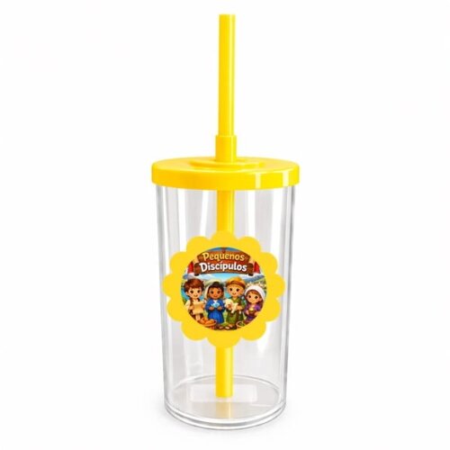 Copo Short Drink Flor Personalizado Pequenos Discípulos