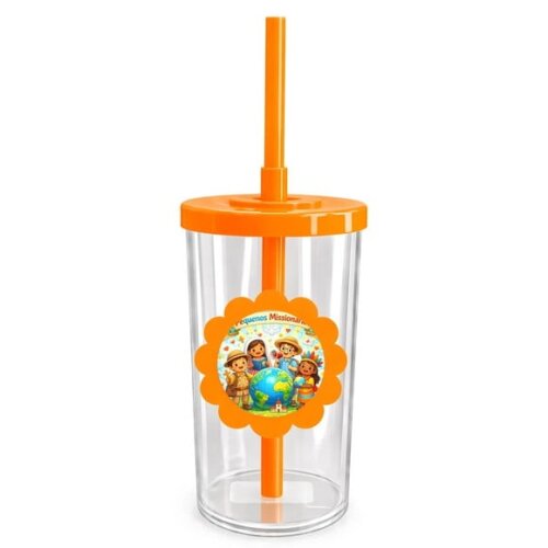 Copo Short Drink Flor Personalizado Pequenos Missionários
