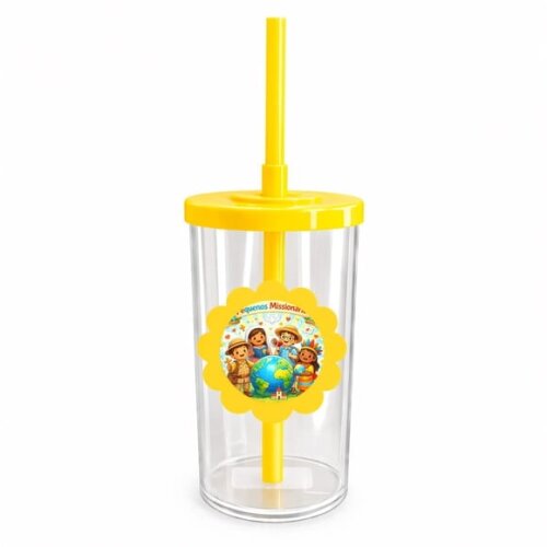 Copo Short Drink Flor Personalizado Pequenos Missionários