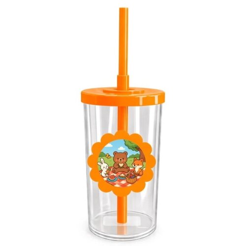 Copo Short Drink Flor Personalizado Picnic