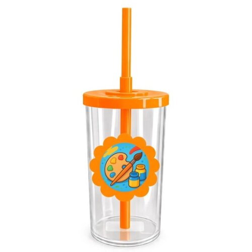 Copo Short Drink Flor Personalizado Pintura e Tintas