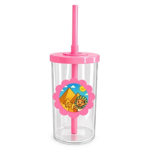 Copo Short Drink Flor Personalizado Pirâmides do Egito