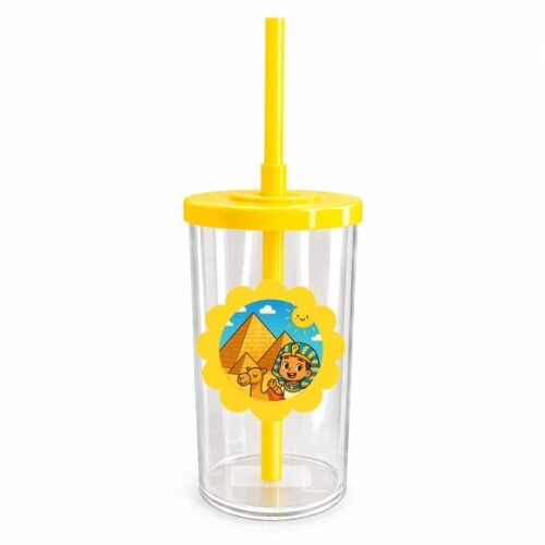 Copo Short Drink Flor Personalizado Pirâmides do Egito