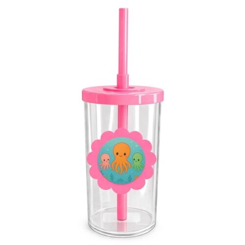 Copo Short Drink Flor Personalizado Polvinhos