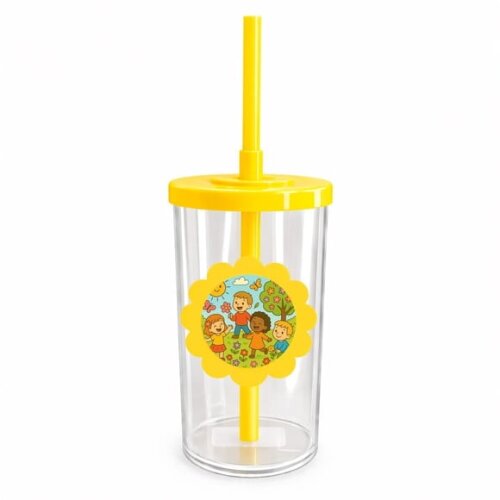 Copo Short Drink Flor Personalizado Primavera Divertida