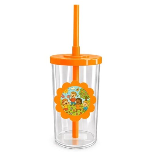 Copo Short Drink Flor Personalizado Primavera Divertida