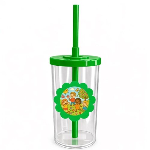 Copo Short Drink Flor Personalizado Primavera Divertida