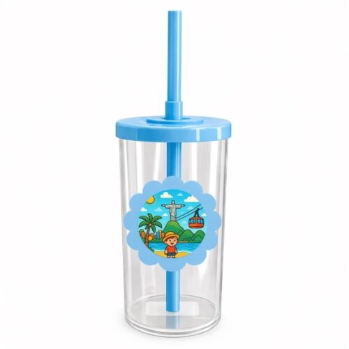 Copo Short Drink Flor Personalizado Rio de Janeiro