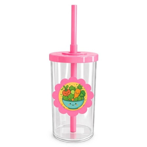 Copo Short Drink Flor Personalizado Salada Divertida