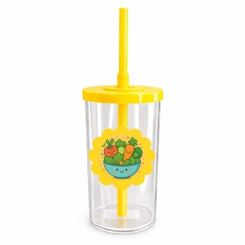 Copo Short Drink Flor Personalizado Salada Divertida