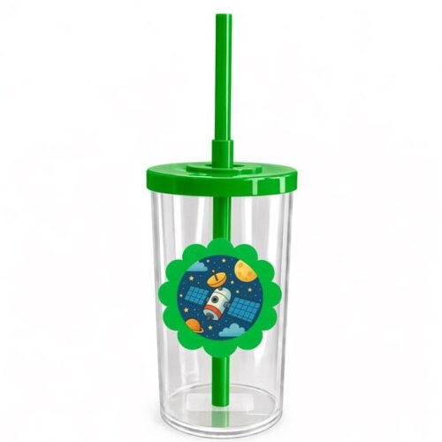 Copo Short Drink Flor Personalizado Satélite