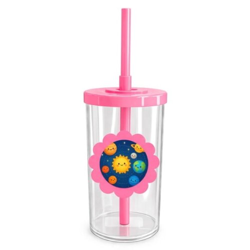 Copo Short Drink Flor Personalizado Sistema Solar