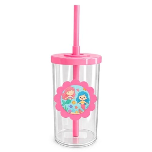 Copo Short Drink Flor Personalizado Sereias