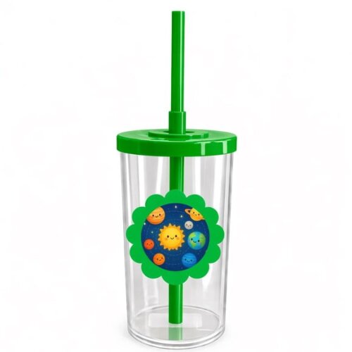 Copo Short Drink Flor Personalizado Sistema Solar