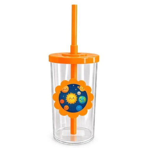 Copo Short Drink Flor Personalizado Sistema Solar