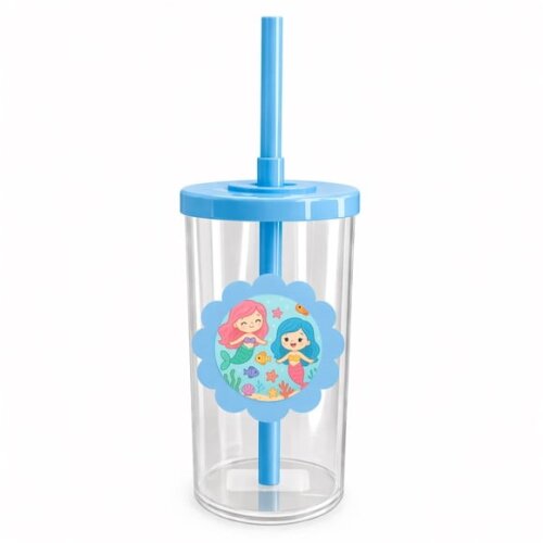 Copo Short Drink Flor Personalizado Sereias
